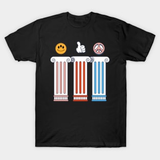emoji smile line art T-Shirt